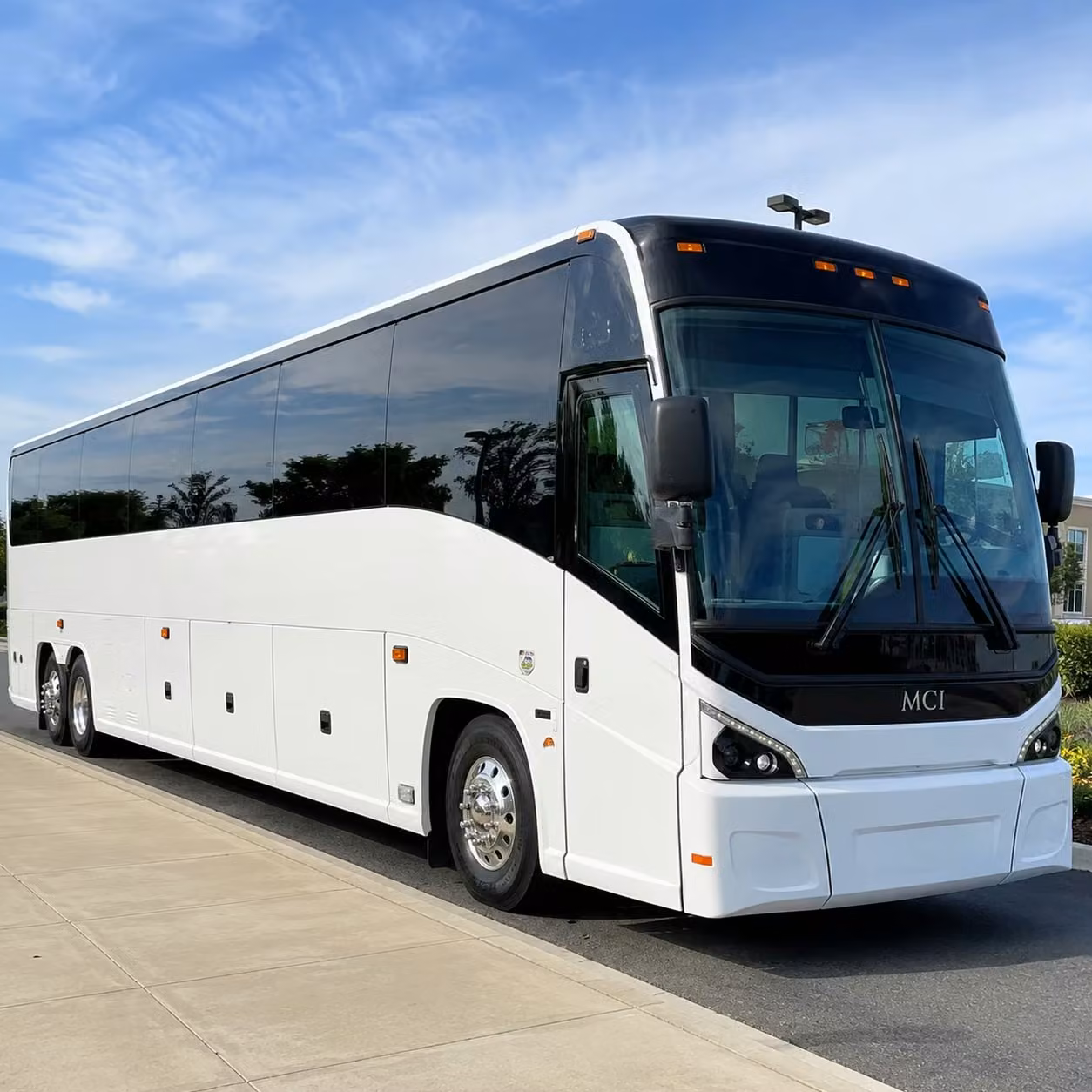oxnard charter bus rental exterior